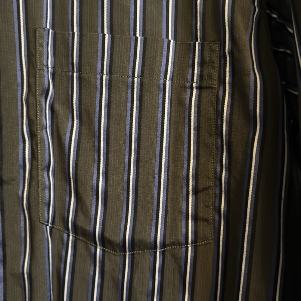 Men's Bugatchi Uomo button down shirt size L - Picture 4 of 6